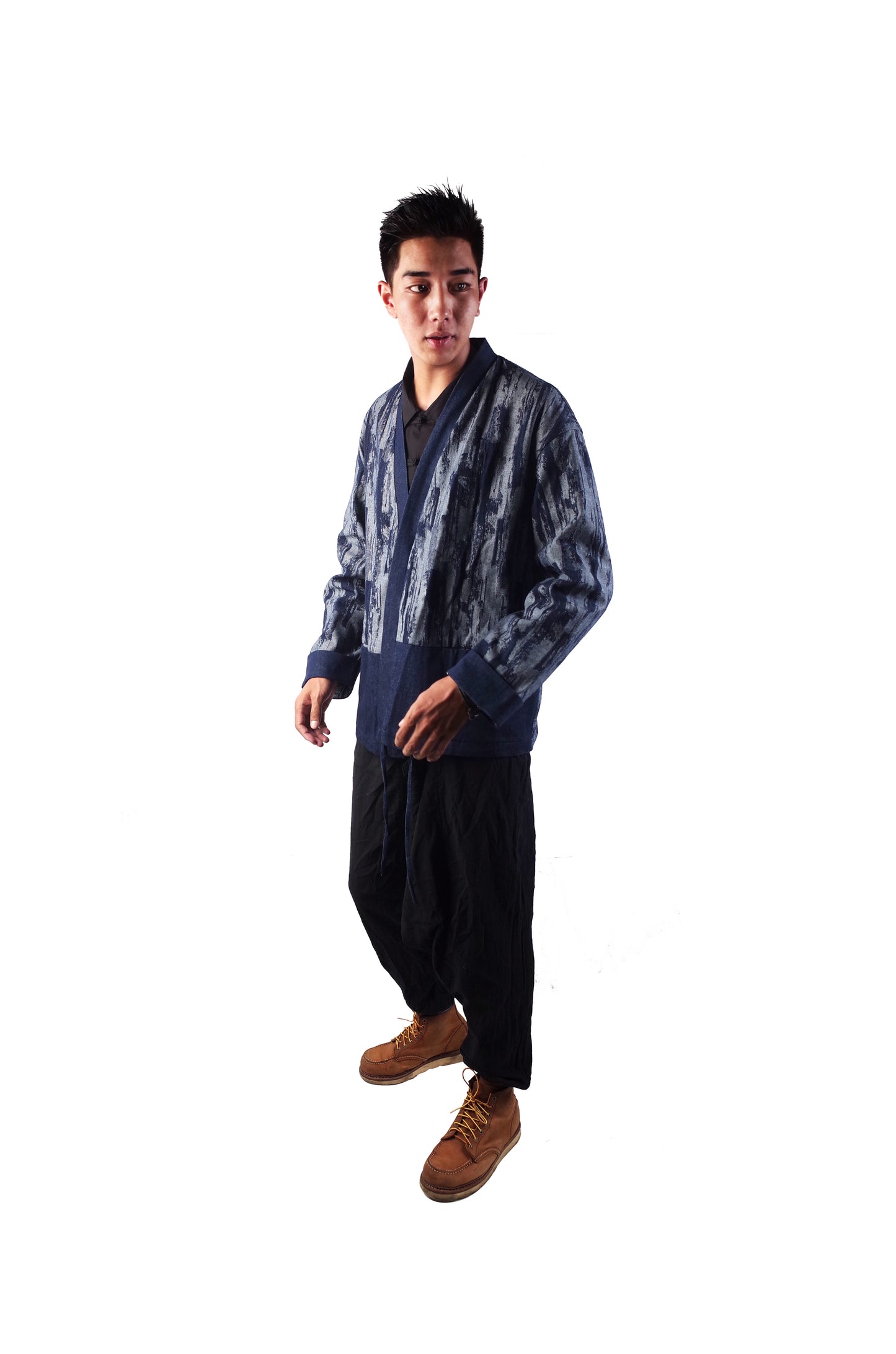 Gao by EVIN GOGH Denim Taoist Robe JKT