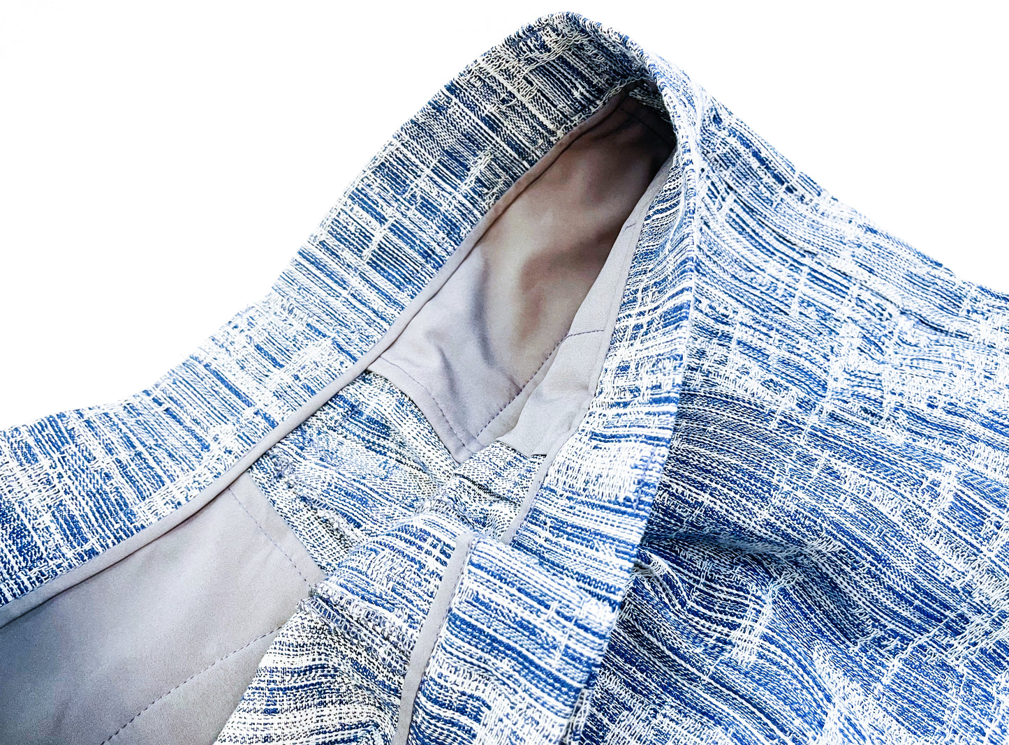 Gao by EVIN GOGH Striped Denim Shorts
