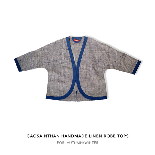 Gao by EVIN GOGH Handmade Linen Robe Coat